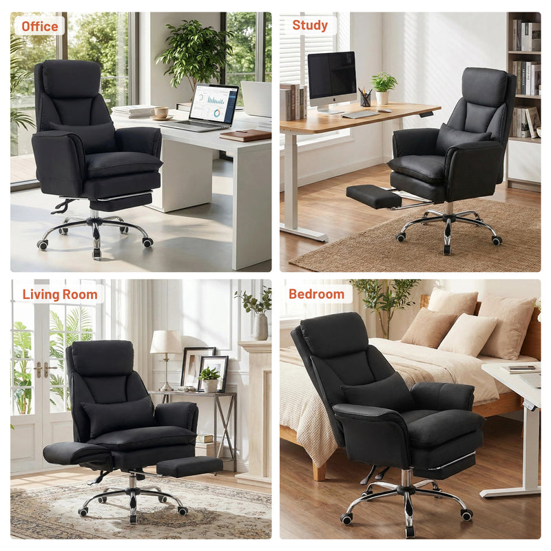 Big and Tall Office Chair Ergonomic Computer Desk Chair with Footrest