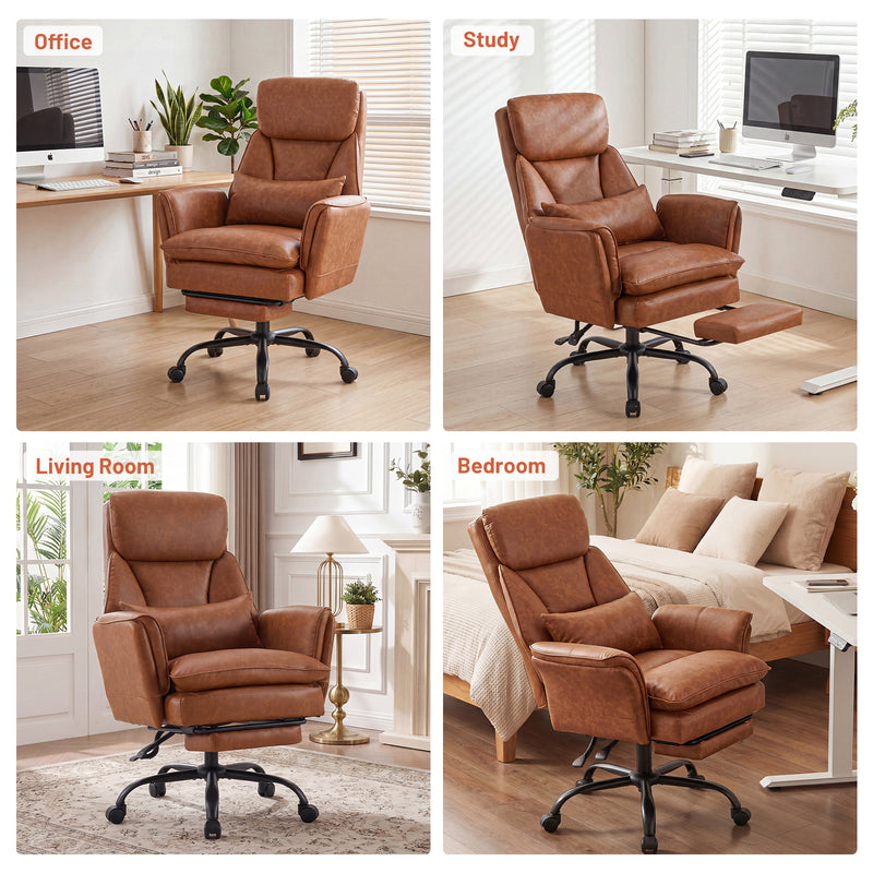 Big and Tall Office Chair Ergonomic Computer Desk Chair with Footrest