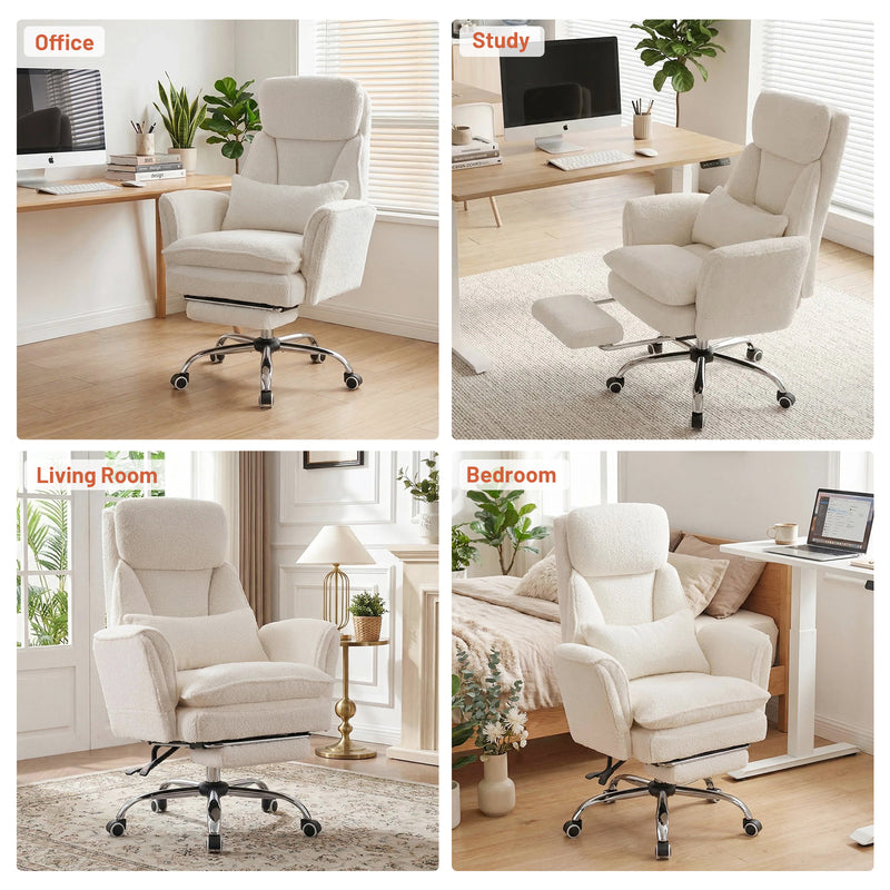 Big and Tall Office Chair Ergonomic Computer Desk Chair with Footrest