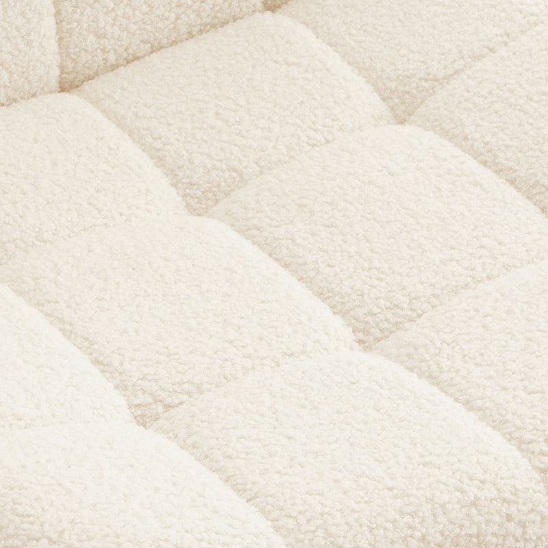 Yumaira Ergonomic Task Chair in Faux Teddy Sherpa