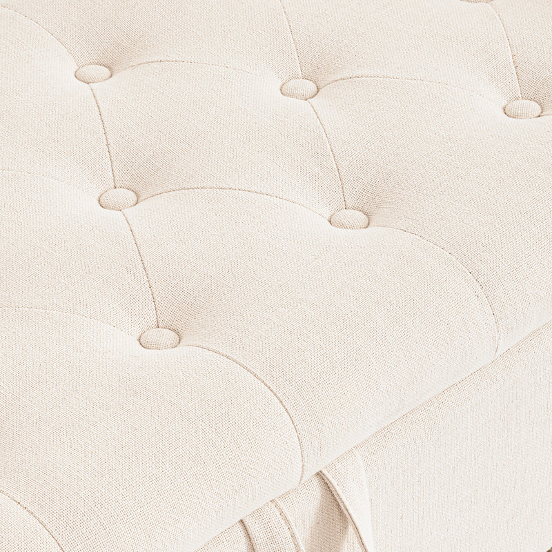 Zakhar Button Tufted Storage Bedroom Bench