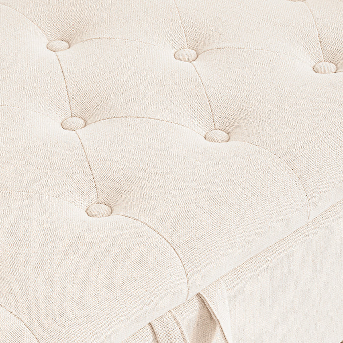 Zakhar Button Tufted Storage Bedroom Bench