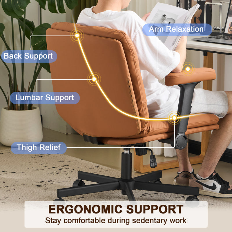 Criss Cross Chair with Flip-up Arms