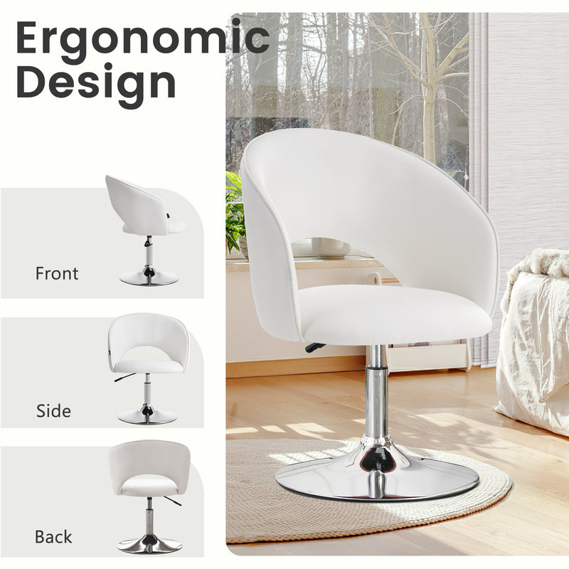 Matys Velvet Swivel Accent Chair