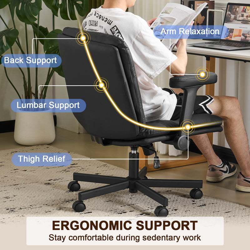 Criss Cross Chair with Flip-up Arms