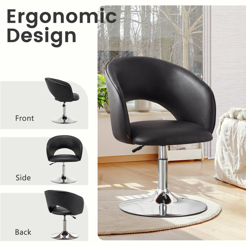 Matys Velvet Swivel Accent Chair