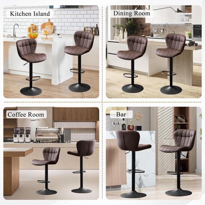 Swivel Bar Stools Set of 2