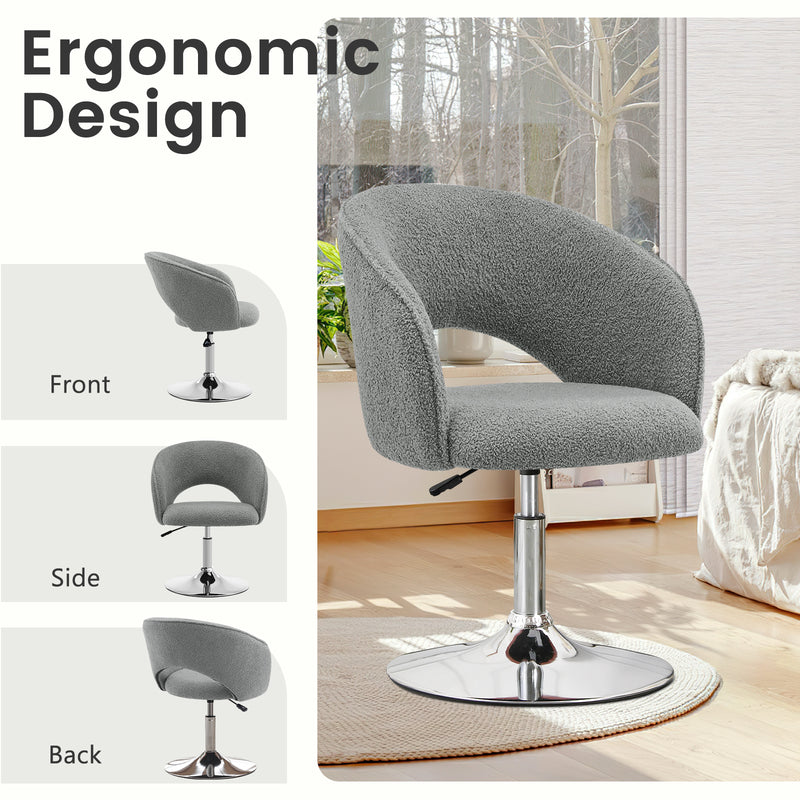 Matys Velvet Swivel Accent Chair