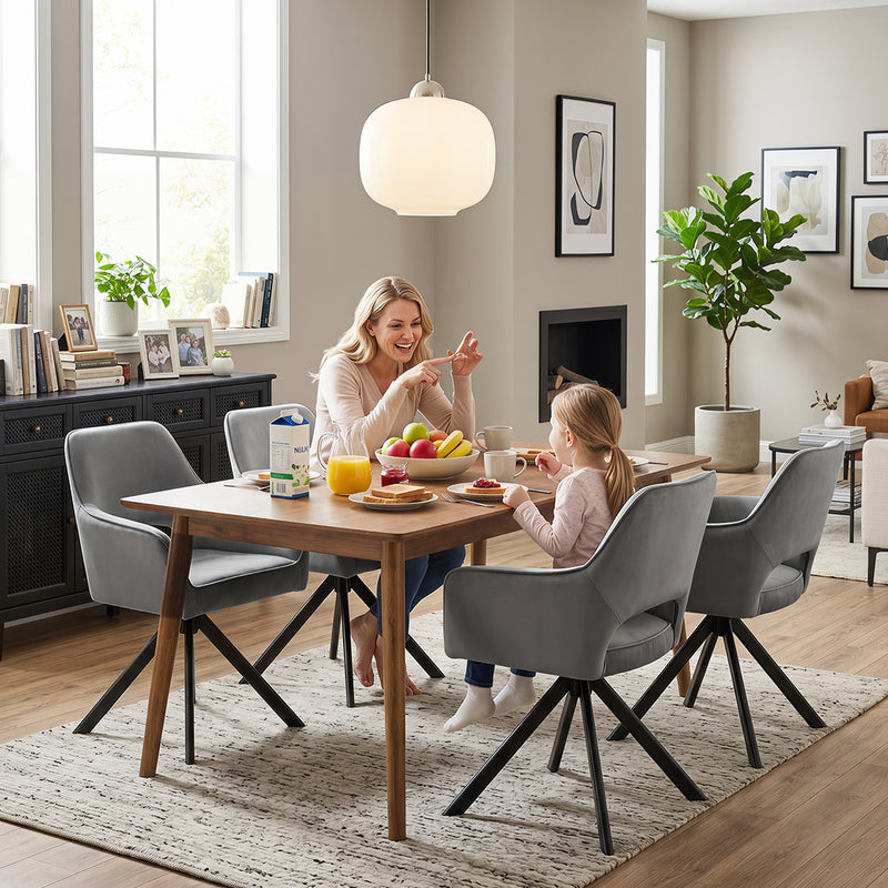 Swivel Dining Chairs Set Of 2