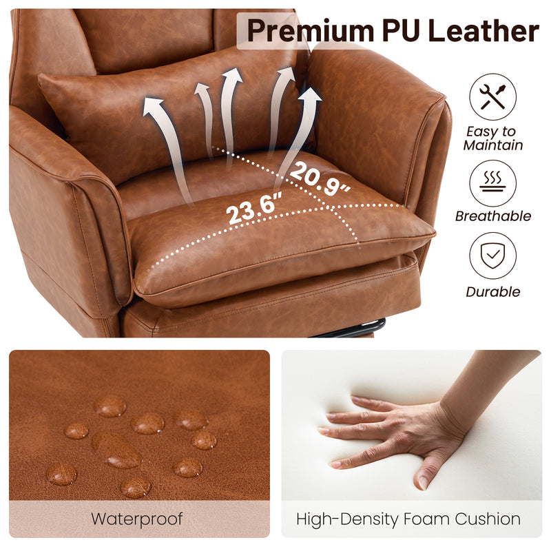Big and Tall Office Chair Ergonomic Computer Desk Chair with Footrest