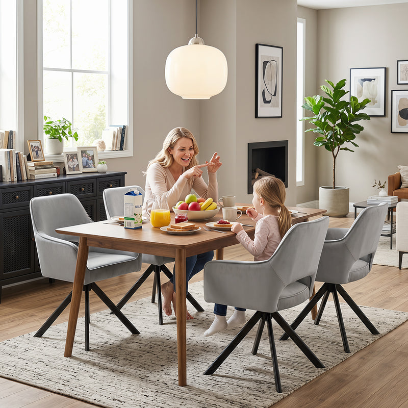 Swivel Dining Chairs Set Of 2