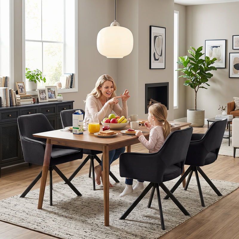 Swivel Dining Chairs Set Of 2