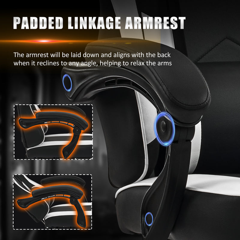 Gaming Chair with Footrest