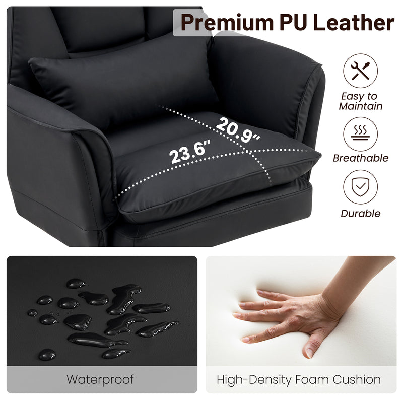 Big and Tall Office Chair Ergonomic Computer Desk Chair with Footrest