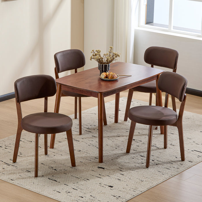 Dining Chair Set of 2, SOLID WOOD