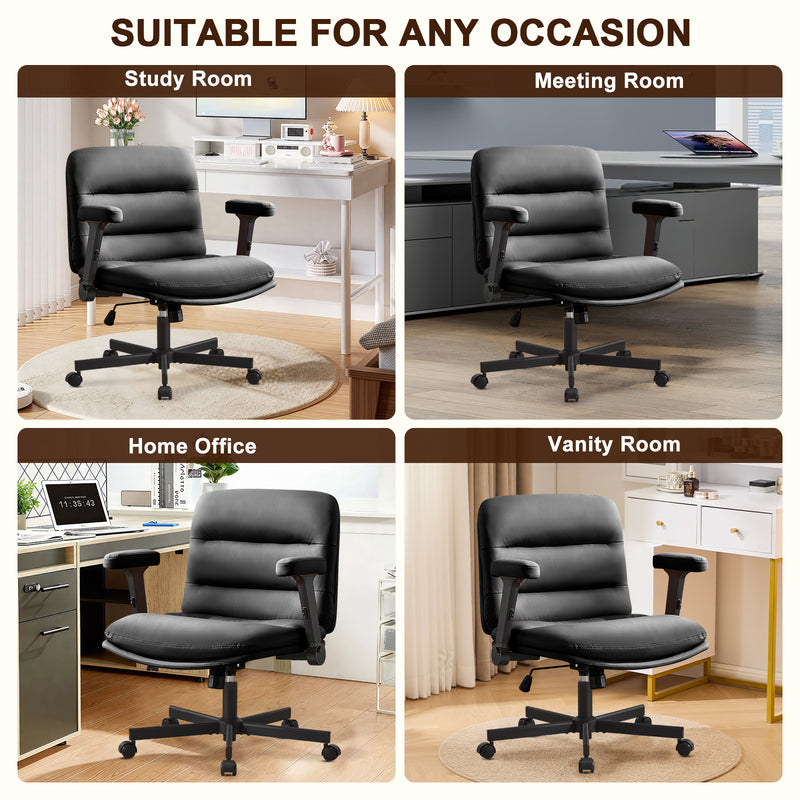 Criss Cross Chair with Flip-up Arms