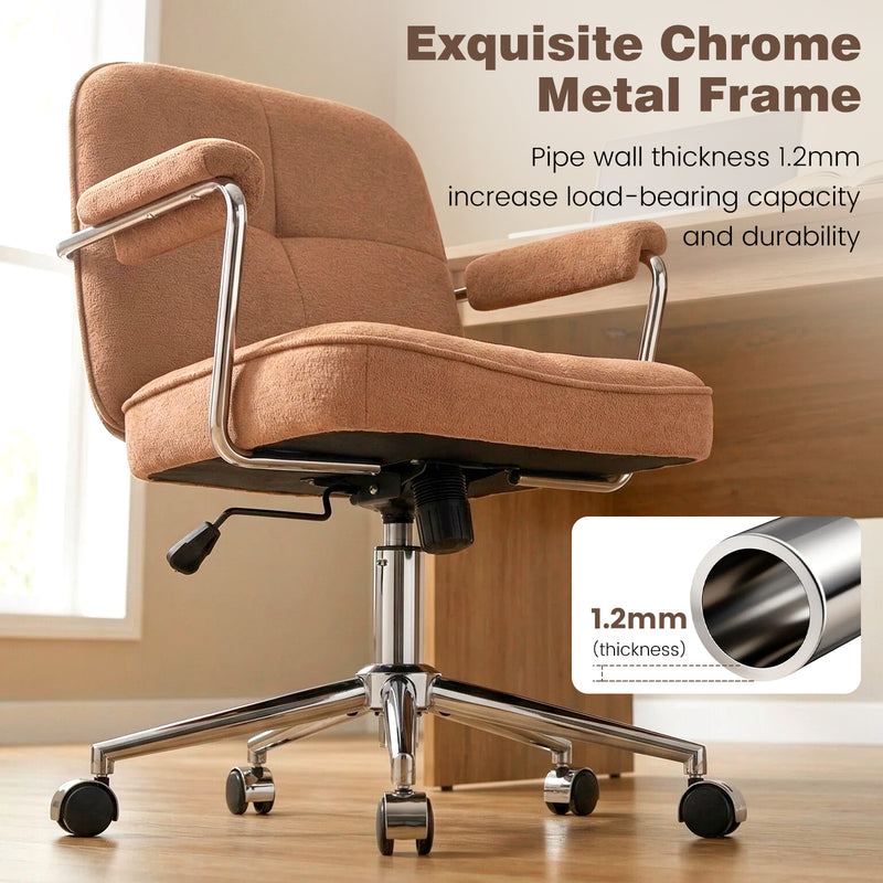 Adjustable Swivel Home Office Desk Chair With Wheels