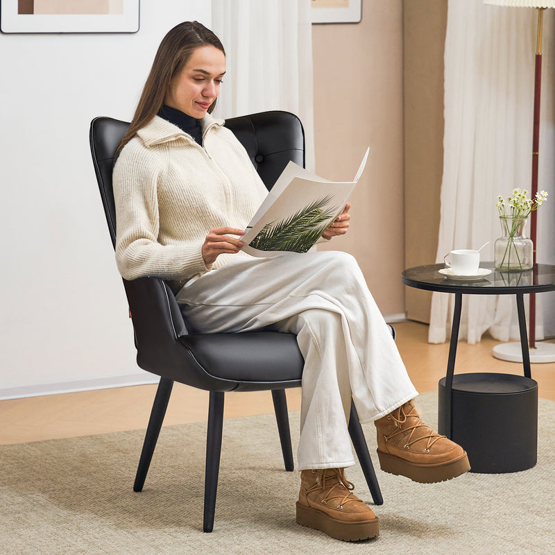 Ethelsville Velvet Tufted Armchair