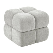 Oversize Storage Ottoman,Modern Chenille Vanity Chair Gray Picture-1 | Furnimart